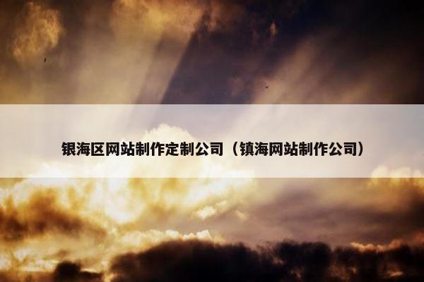 银海区网站制作定制公司（镇海网站制作公司）