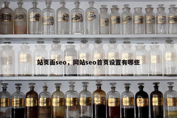 站页面seo，网站seo首页设置有哪些