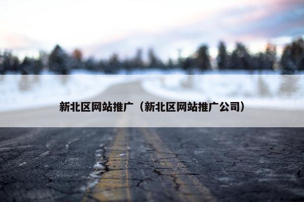 新北区网站推广（新北区网站推广公司）