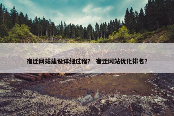 宿迁网站建设详细过程？ 宿迁网站优化排名？