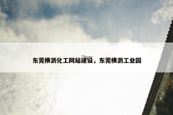 东莞横沥化工网站建设，东莞横沥工业园