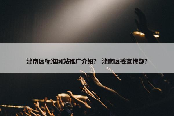 津南区标准网站推广介绍？ 津南区委宣传部？
