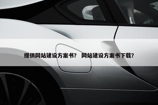 提供网站建设方案书？ 网站建设方案书下载？