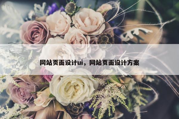 网站页面设计ui，网站页面设计方案