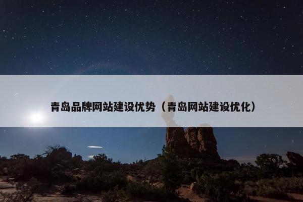 青岛品牌网站建设优势（青岛网站建设优化）